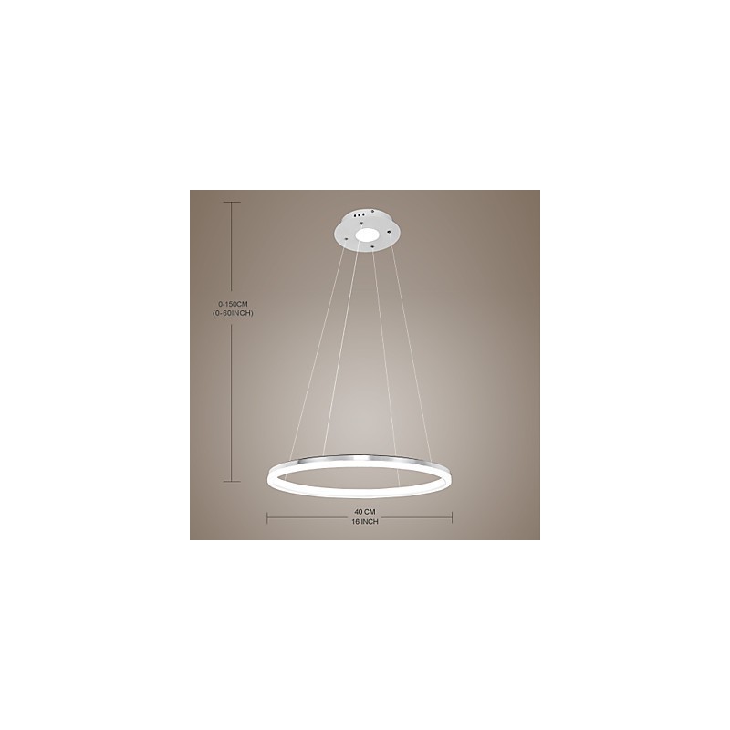 Modern Design Pendant Light High Quality Acrylic Single Ring Fit