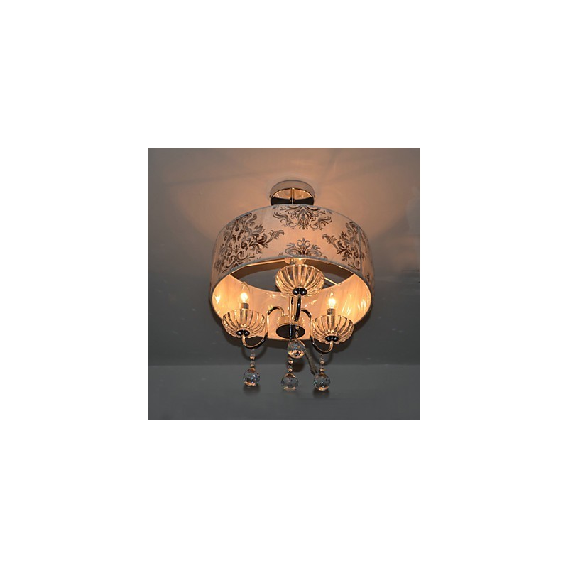 Modern Contemporary Crystal Electroplated Chandelier