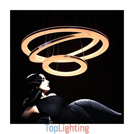 Modern Pendant Light 3 Rings Pendant Lamp Acrylic Modern Pendant Light 3 Rings Pendant Lamp Acrylic