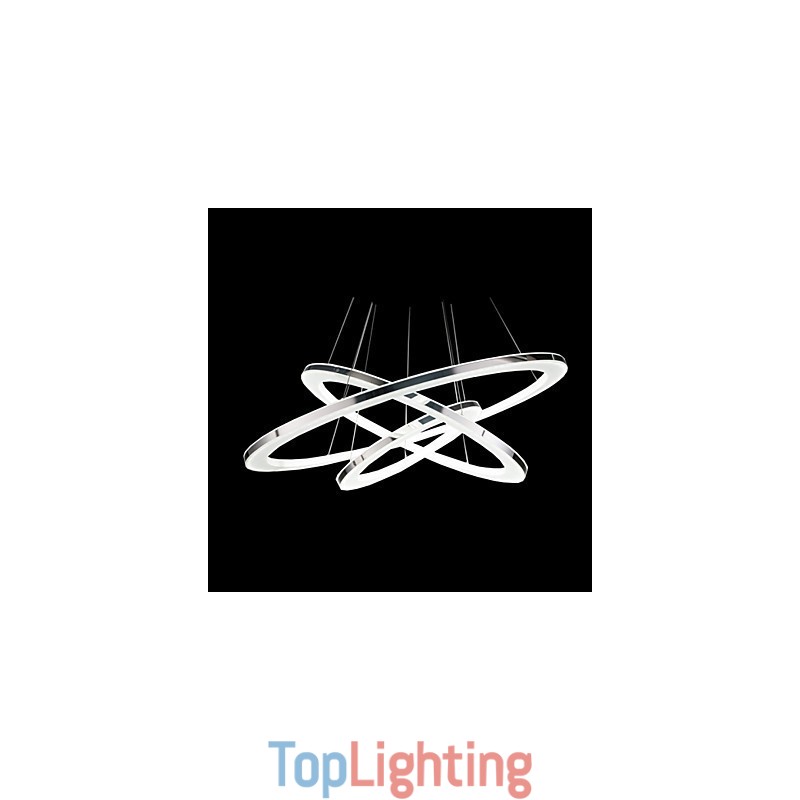 Modern Pendant Light 3 Rings Pendant Lamp Acrylic