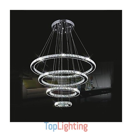 Crystal Pendant Light Ceiling Lighting Clear Crystal Round 4 Rings 40CM 60CM 80CM Source Fixtures Crystal Pendant Light Ceiling Lighting Clear Crystal Round 4 Rings 40CM 60CM 80CM Source Fixtures