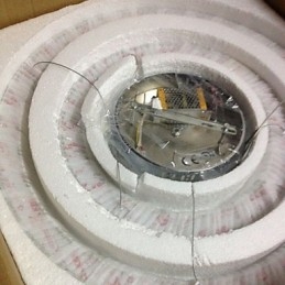 Crystal Pendant Light Ceiling Lighting Clear Crystal Round 4 Rings 40CM 60CM 80CM Source Fixtures