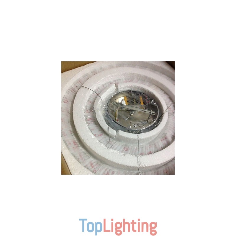 Crystal Pendant Light Ceiling Lighting Clear Crystal Round 4 Rings 40CM 60CM 80CM Source Fixtures