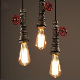 Retro Hanging Lamp Act The Role Ofing Loft Decoration Rural Industrial Pipe Pendant Lamp