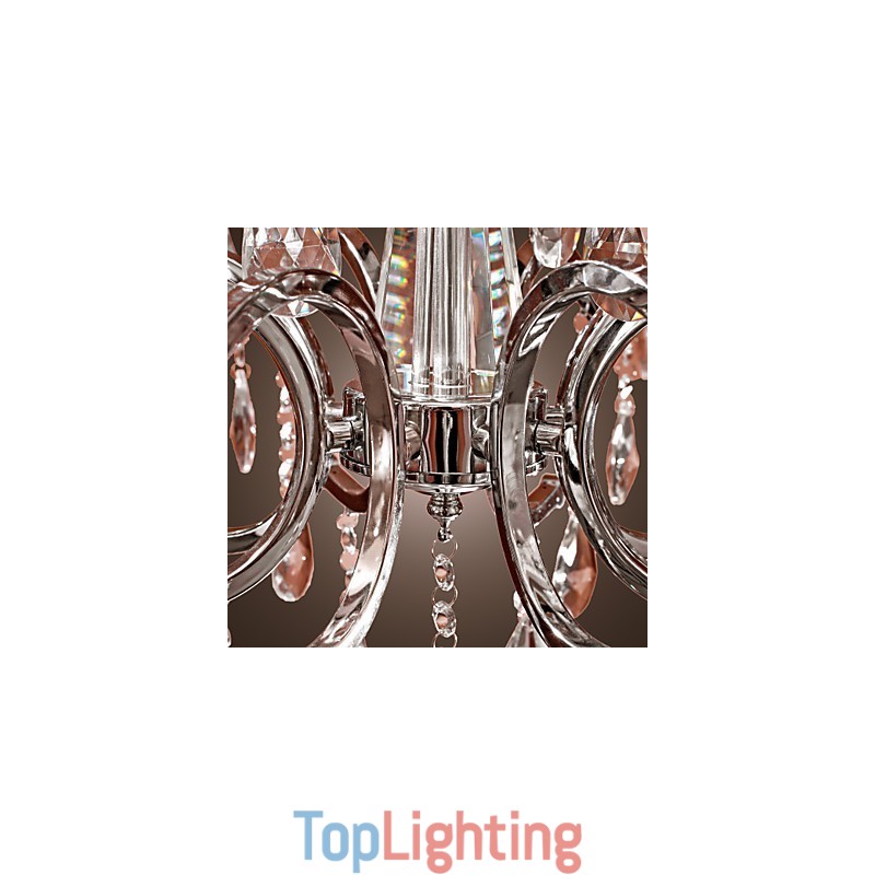 Chandelier Crystal Modern 2 Tiers Living 12 Lights