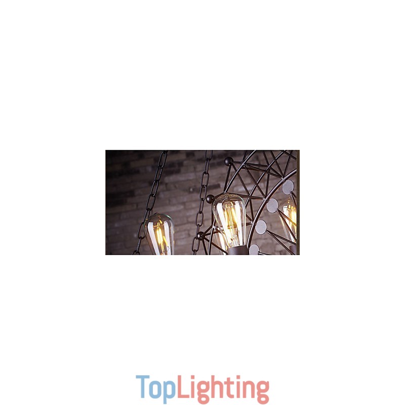 The Skyscraper Wheel Pendant Lamp Industrial Style