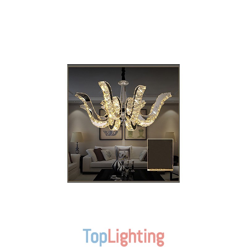 Crystal Lamp Modern Luxury Candle Crystal Pendant Lamp
