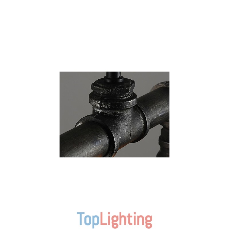 Traditional Classic Vintage Lantern Country Retro Mini Style Painting Metal Pendant Light Dining