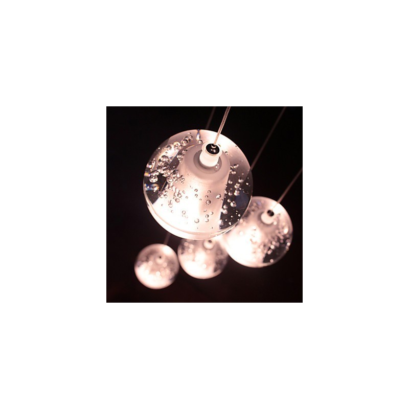Modern Pendant Light Pendant Lamp Lights G4 Retroifit Chrome Plating Crystal for Stairs Light