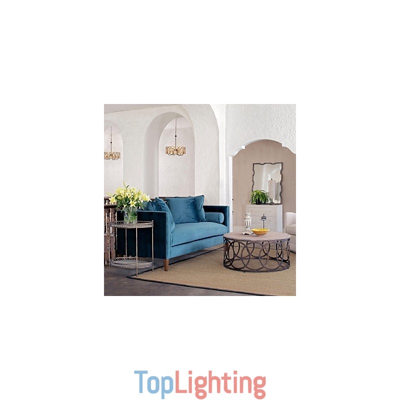 Traditional Classic Gold Metal Chandelier