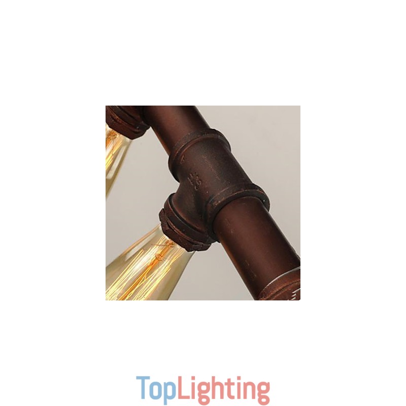 American Country Industrial Porch Loft Conduit Droplight