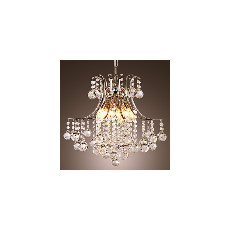 Pendant Light Luxury Modern Crystal Living 6 Lights