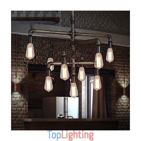 Traditional Classic Vintage Retro Lantern Country Painting Metal Pendant Light Traditional Classic Vintage Retro Lantern Country Painting Metal Pendant Light