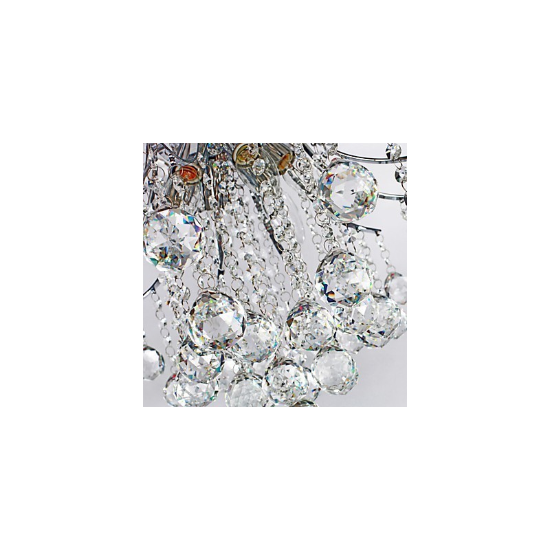 Pendant Light Luxury Modern Crystal Living 6 Lights