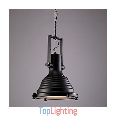 Black Retro Iron Pendant Lamp and Glass Shade Shop Black Retro Iron Pendant Lamp and Glass Shade Shop