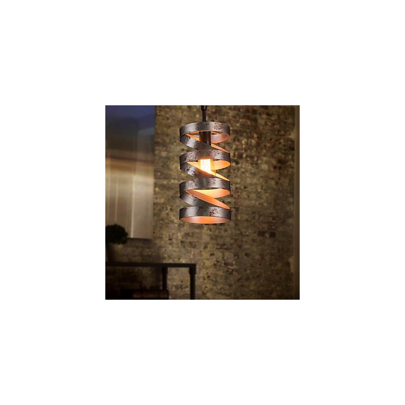 Pendant 1 Light Vintage Minimalist Iron Painting