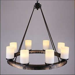 Vintage Old Wood Wooden Chandelier Do