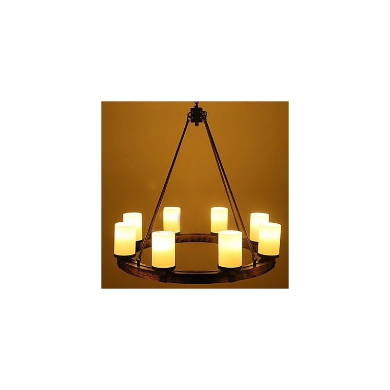 Vintage Old Wood Wooden Chandelier Do