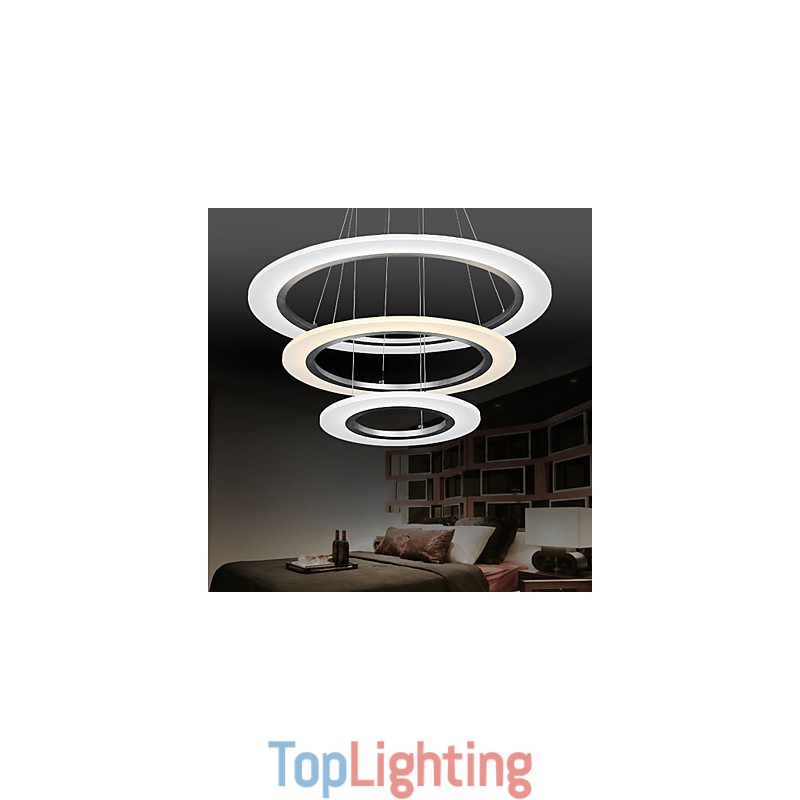 Acrylic Pendant Light Chandelier Ceiling Lighting with DIY Shape