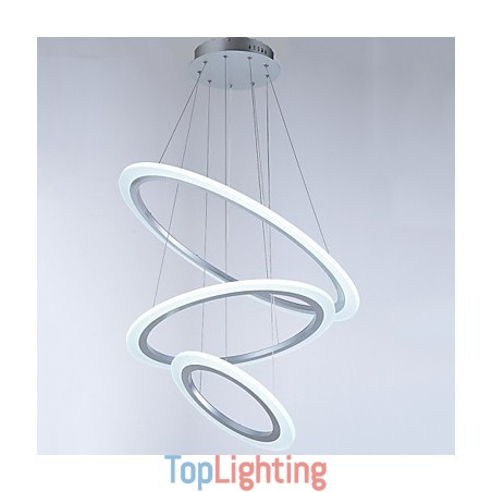 Acrylic Pendant Light Lamps Chandelier Ceiling Lighting with DIY 3 Rings Acrylic Pendant Light Lamps Chandelier Ceiling Lighting with DIY 3 Rings