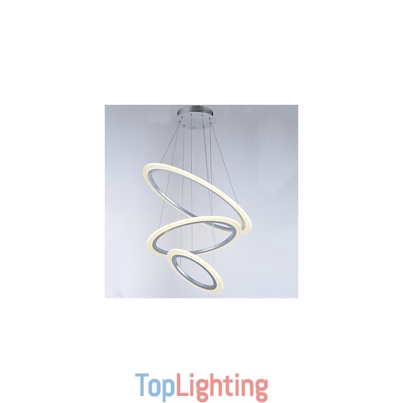 Acrylic Pendant Light Lamps Chandelier Ceiling Lighting with DIY 3 Rings