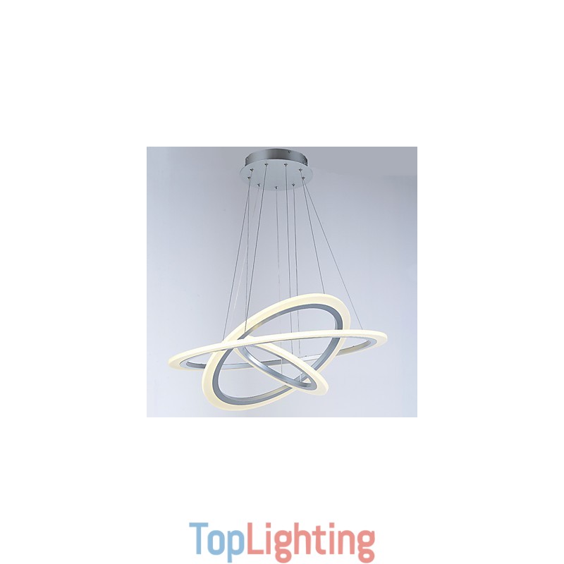 Acrylic Pendant Light Lamps Chandelier Ceiling Lighting with DIY 3 Rings