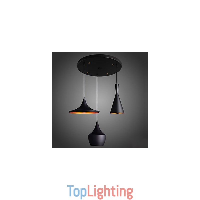 Streamlined Pendant Light in Black