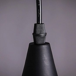 Streamlined Pendant Light in Black