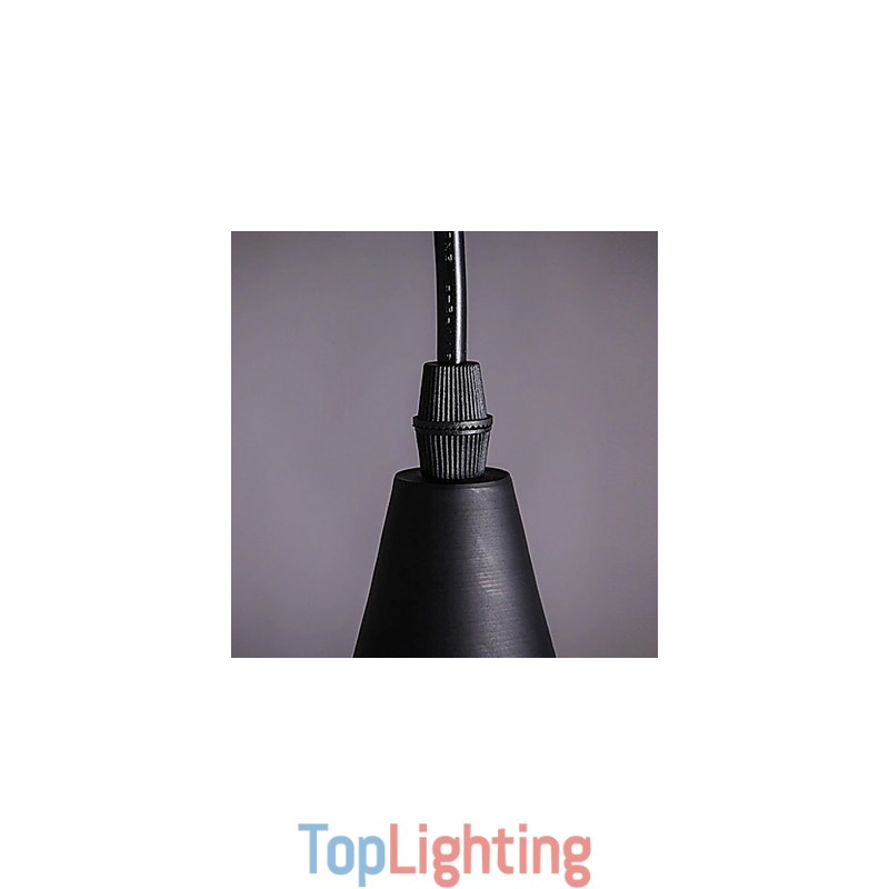 Streamlined Pendant Light in Black