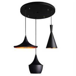 Streamlined Pendant Light in Black