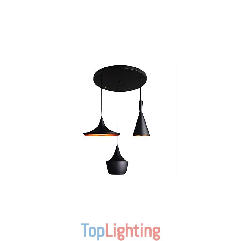 Streamlined Pendant Light in Black