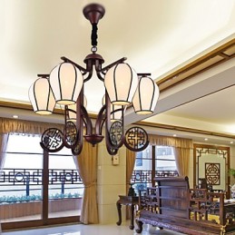 Rustic Lodge Vintage Mini Style Electroplated Metal Chandelier