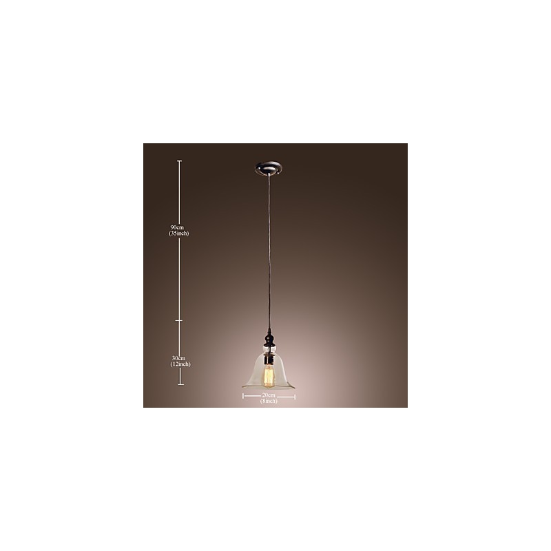 Traditional Classic Vintage Bowl Mini Style Electroplated Pendant Light