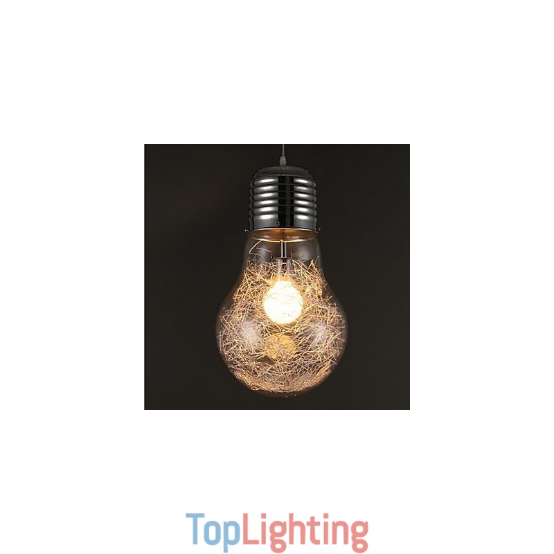 Simple Ideas With A Large Light Bulb Glass Chandelier Droplight Lamp