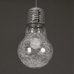 Simple Ideas With A Large Light Bulb Glass Chandelier Droplight Lamp