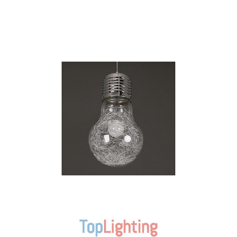 Simple Ideas With A Large Light Bulb Glass Chandelier Droplight Lamp