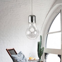 Simple Ideas With A Large Light Bulb Glass Chandelier Droplight Lamp