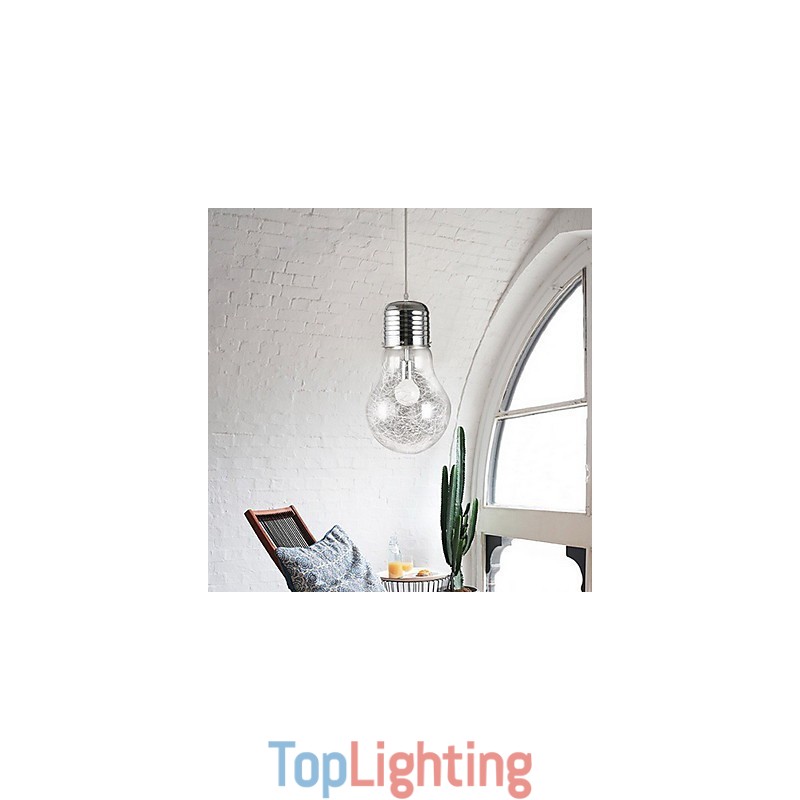 Simple Ideas With A Large Light Bulb Glass Chandelier Droplight Lamp