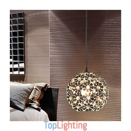 Modern Contemporary Globe Crystal Mini Style Electroplated Pendant Light Modern Contemporary Globe Crystal Mini Style Electroplated Pendant Light