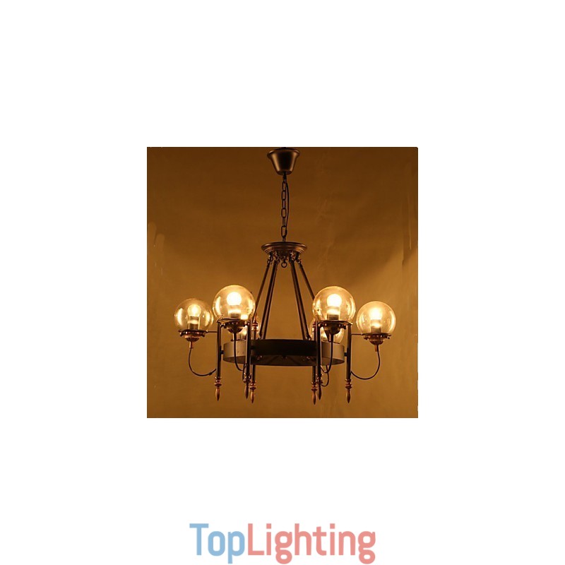 Art glass Ball Round Beanstalk Chandelier
