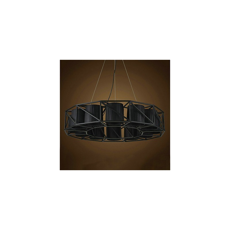 Vintage Country Painting Metal Pendant Light Garage