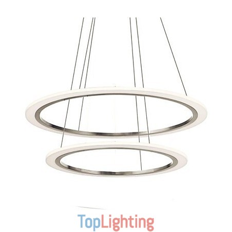 Acrylic Pendant Lamps Ceiling Hanging Chandelier Light Fixtures with 2 rings Acrylic Pendant Lamps Ceiling Hanging Chandelier Light Fixtures with 2 rings