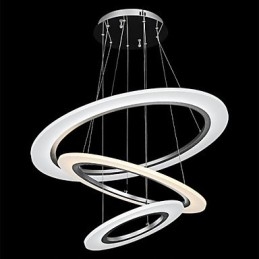 3 Ring DIY Shape Acrylic Pendant Light Ceiling Lamps Chandelier Fixtures with