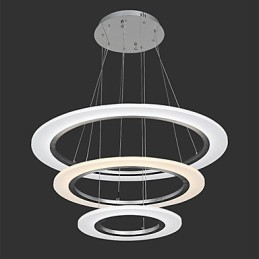 3 Ring DIY Shape Acrylic Pendant Light Ceiling Lamps Chandelier Fixtures with