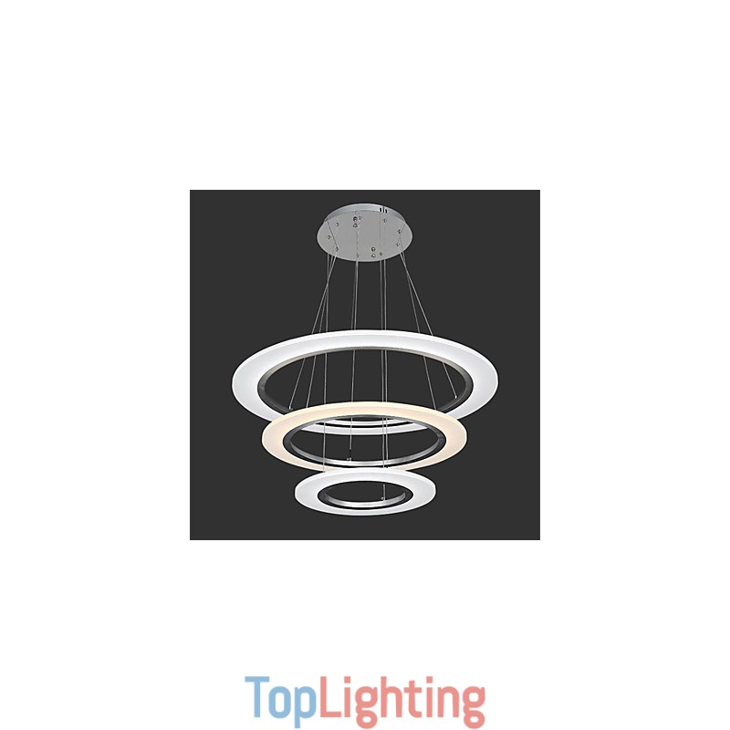 3 Ring DIY Shape Acrylic Pendant Light Ceiling Lamps Chandelier Fixtures with
