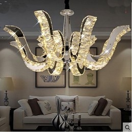 Crystal Lamp Modern Luxury Candle Crystal Pendant Lamp