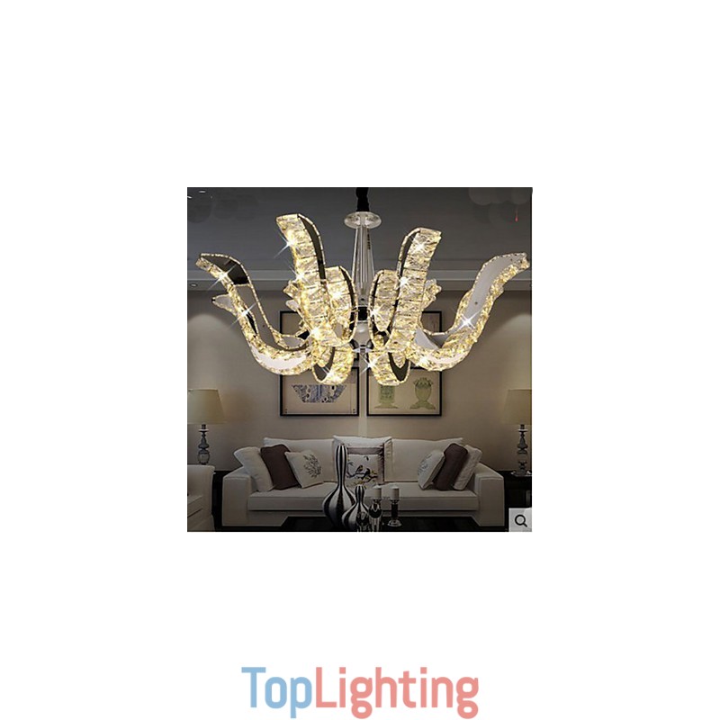 Crystal Lamp Modern Luxury Candle Crystal Pendant Lamp