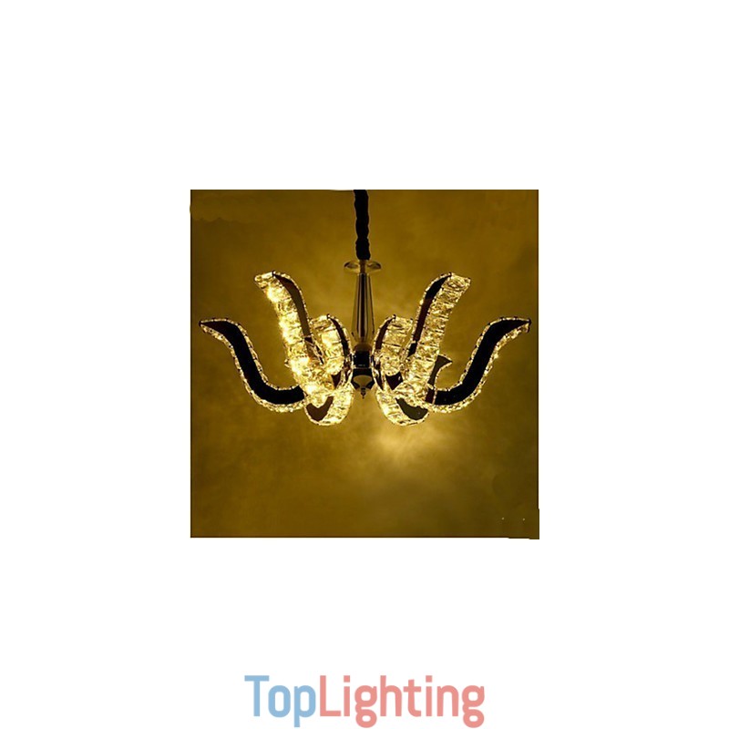 Crystal Lamp Modern Luxury Candle Crystal Pendant Lamp