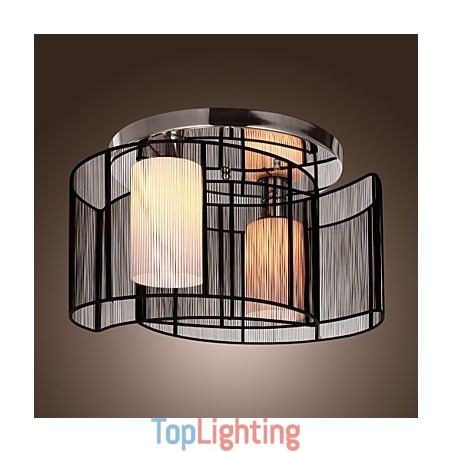 Ceiling Light Modern Design 2 Lights Black Ceiling Light Modern Design 2 Lights Black