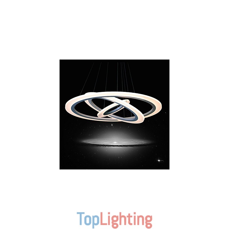 75 Watt Modern Contemporary Painting Acrylic Pendant Light